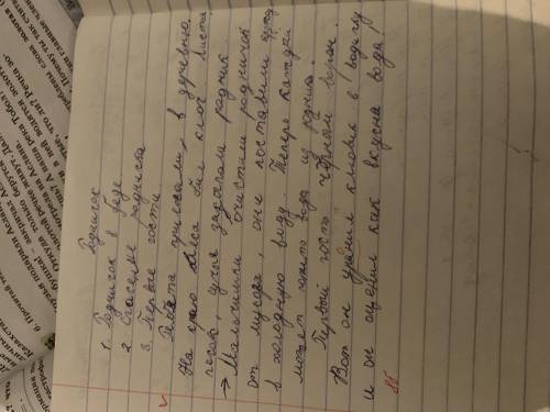 5. С плана подготовься к пересказу текста. План1) Родничок в беде родничка3) Первые гости4) Моё отно