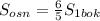 S_{osn}=\frac{6}{5}S_{1bok}