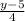 \frac{y-5}{4}