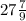 27\frac{7}{9}