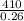 \frac{410}{0.26}