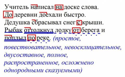 Лучший ответ сразу Обозначь приставки, выдели предлоги. Выполни синтаксический разбор последнего пре