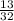 \frac{13}{32}