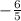 -\frac{6}{5}