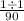 \frac{1 \div 1}{90}