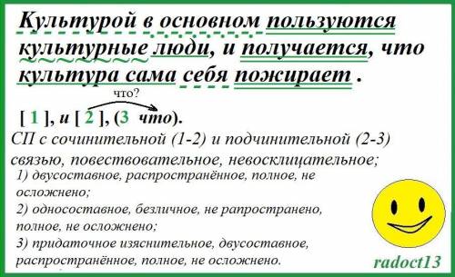 культурой в основном пользуются культурные люди и получается что культура сама себя пожирает. Основа