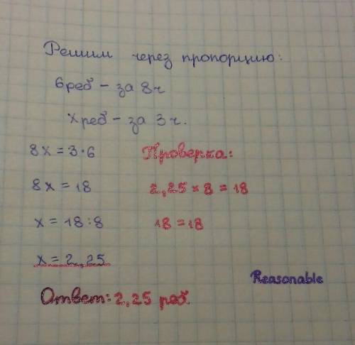 В жаркий летний день шесть ребят выпили бочонок кваса за 8 часов. Сколько ребят выпьют такой же бочо