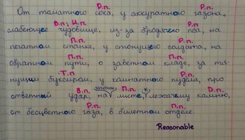 • Спиши слова. Определи падежи. Вставь пропущенные буквый . от томатн... го сока у аккуратн...го газ