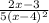 \frac{2x-3}{5(x-4)^2}