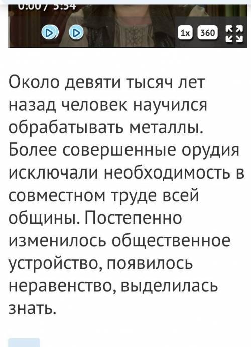 Раскажите больше про тему появление неравенства и знатия ​