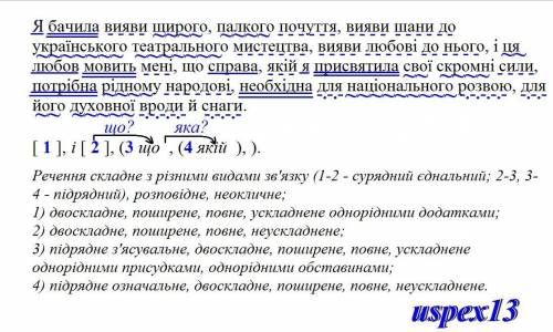 . Записати речення, розставити розділові знаки, побудувати його структурну схему, зробити синтаксичн