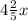 4\frac{2}{5}x