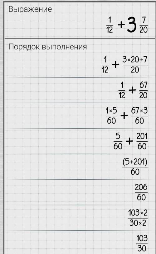 9 8/15-4 1/12+3 7/20 зделаете