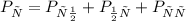 P_{ч}=P_{чн} + P_{нч} + P_{чч}