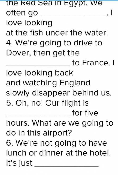 5 Read the mini-dialogues. Transform direct questions into indirect. Complete the gaps in the answer