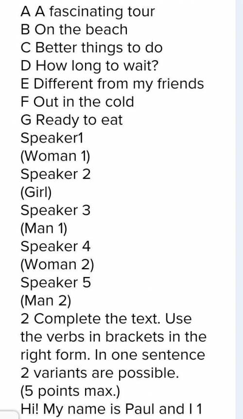 5 Read the mini-dialogues. Transform direct questions into indirect. Complete the gaps in the answer