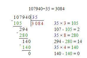 ДОМАШНЕ ЛАТНИ 11 Вычисли с проверкой. Столбиком 73 980 : 36 68 880: 21 107 940:35 195 760 : 80 90882