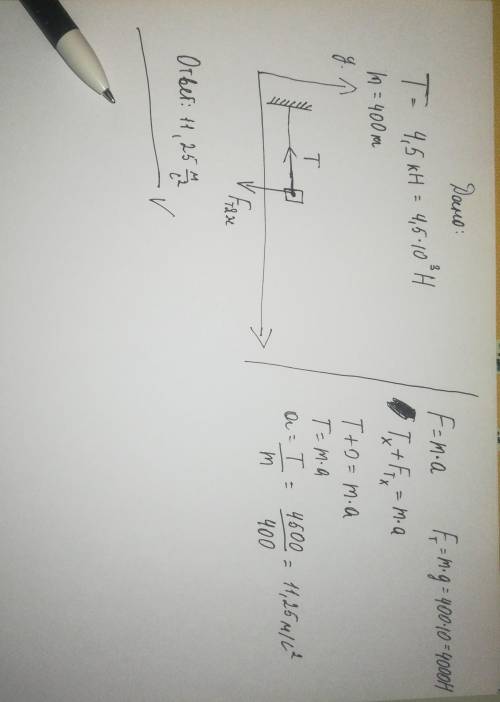 решить задачу по физике, надо с рисунком ЗА ОТВЕТ
