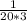 \frac{1}{20*3}