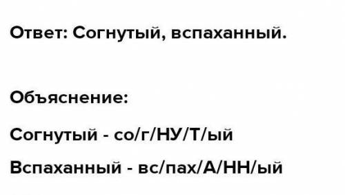 Укажите причастия, в которых есть два суффикса. Укажите один или несколько правильных вариантов отве