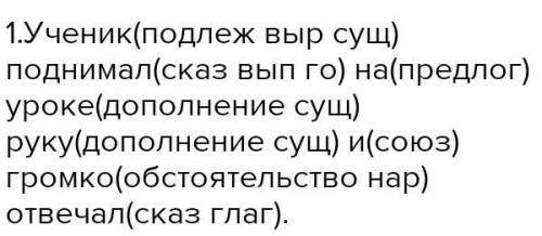 Синтаксич разбор предложения: Ученицы на уроке отвечали толково,четко