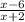 \frac{x-6}{x+2}