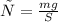 р = \frac{mg}{S}