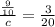 \frac{ \frac{9}{10} }{c} = \frac{3}{20}