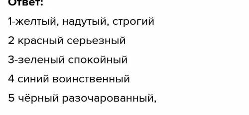 2. С каким цветом ассоциируется для тебя тот или иной герой сказки? Почему? Перенесите таблицу в тет