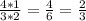 \frac{4*1}{3*2} =\frac{4}{6} =\frac{2}{3}