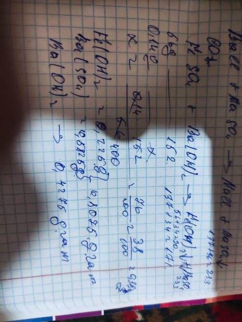 Раствор чистого сульфата железа, содержащий 0,140 г ионов железа, обрабатывают избытком раствора гид