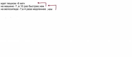 V12. Папа сказал, что он идёт со скоростью 6 км/ч, на машине едет в 10 раз быстрее, а на велосипеде