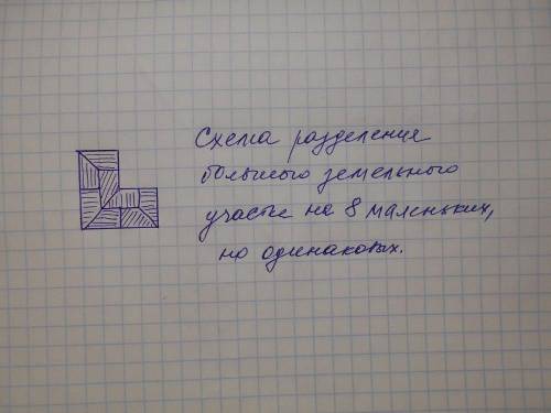 Местный торговец земельными участками отхватил по случаю кусок земли не обычной формы ( он рассчитыв