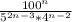 \frac{100^n}{5^{2n-3}*4^{n-2} }