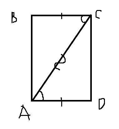 Дано BC=AD,BC||AD .докозать AB=CD