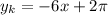 y_k=-6x+2\pi