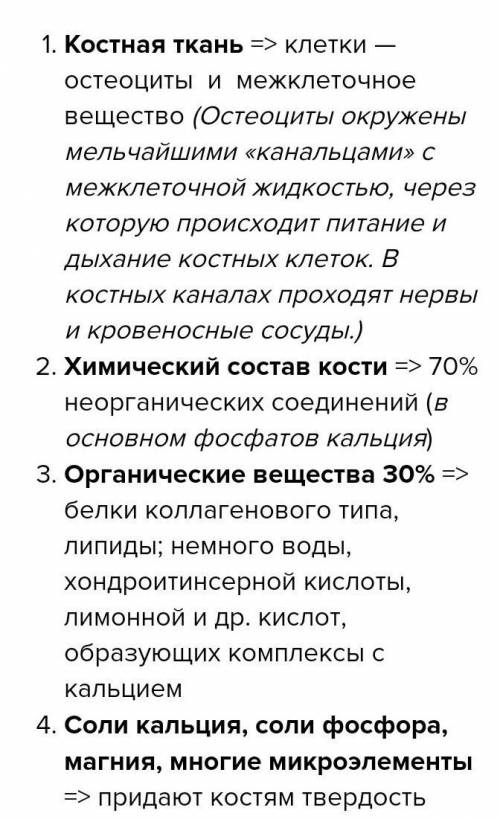 2. (а) Заполните недостающие части схемы химического состава кости. Костная ткань Плотное можкле- то