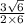 \frac{3 \sqrt{6} }{2 \times 6}