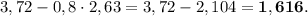 3,72-0,8\cdot 2,63=3,72-2,104=\bf 1,616.