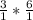 \frac{3}{1}*\frac{6}{1}