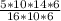 \frac{5*10*14*6}{16*10*6}